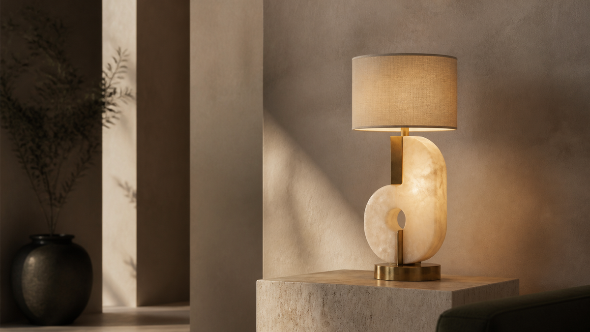 OYLIN made-to-order natural stone lighting for bespoke project specification