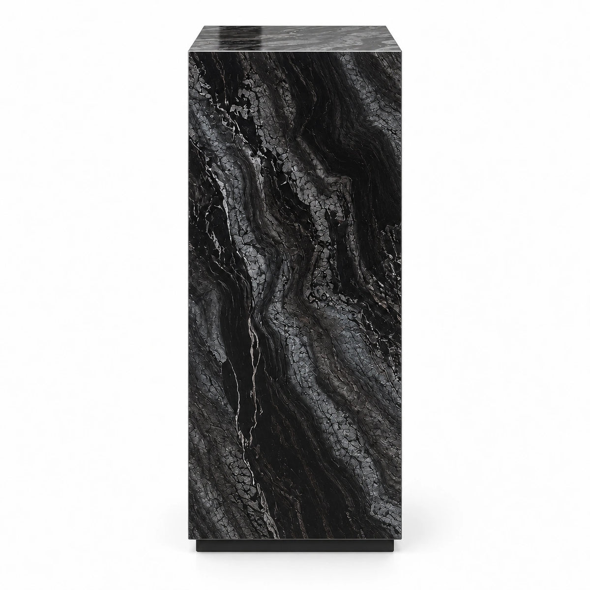 Nocturne natural stone display plinth front view