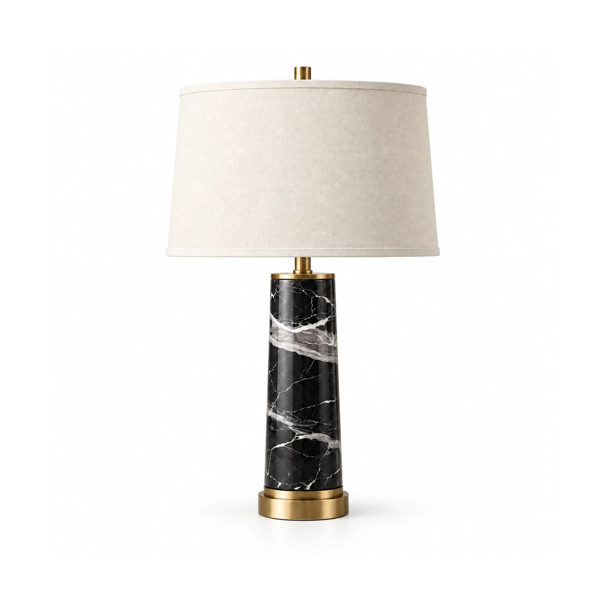 Aldric Silver Dragon Marble Table Lamp — product view
