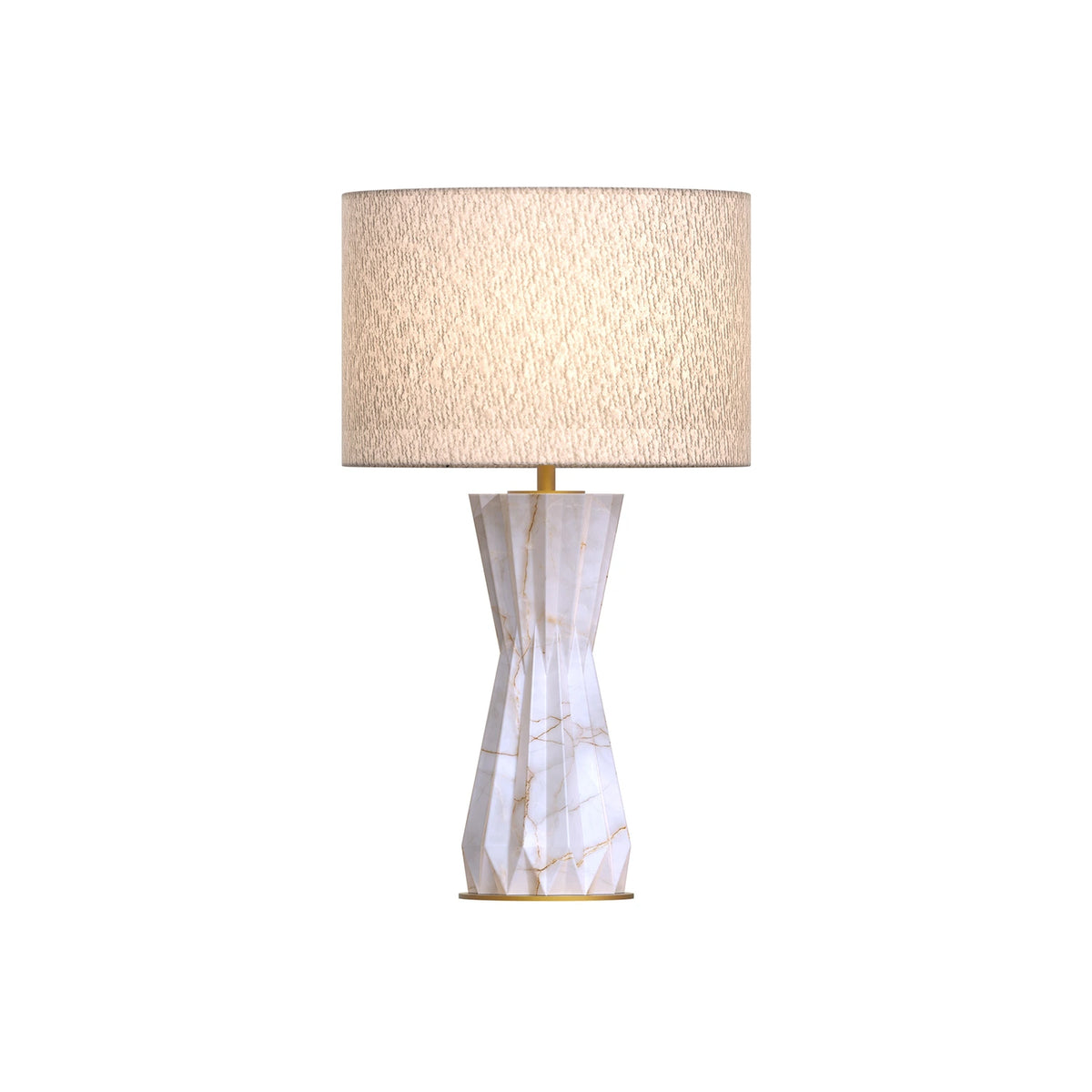 Aureon Sculptural Alabaster Table Lamp — product view