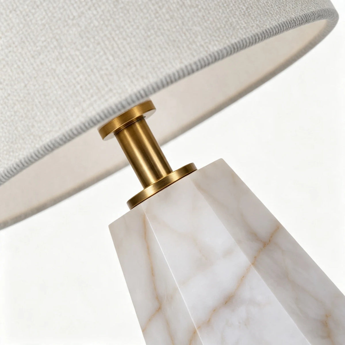 Siena Sculptural Alabaster Table Lamp — alternate product view 8