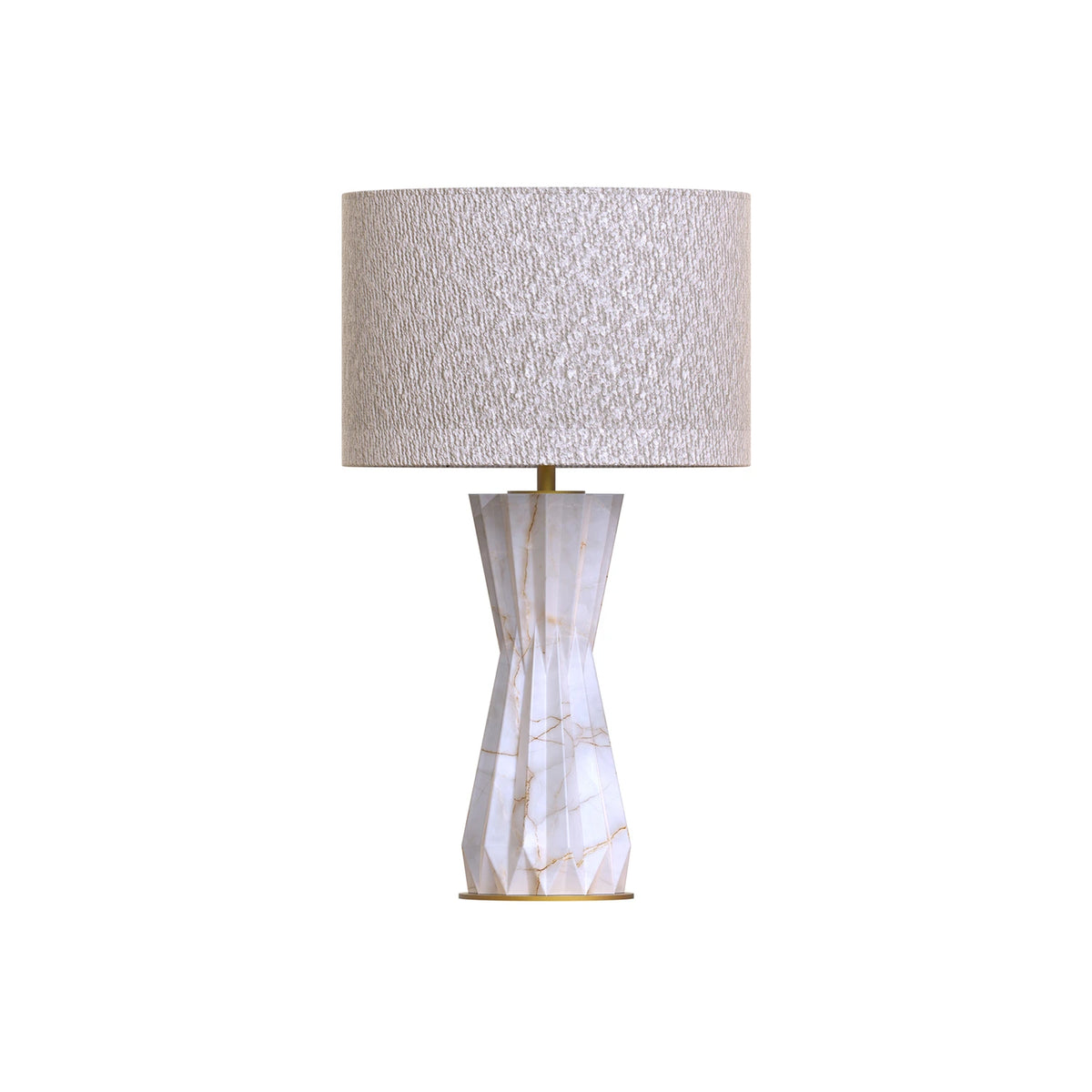 Aureon Sculptural Alabaster Table Lamp — alternate product view 2