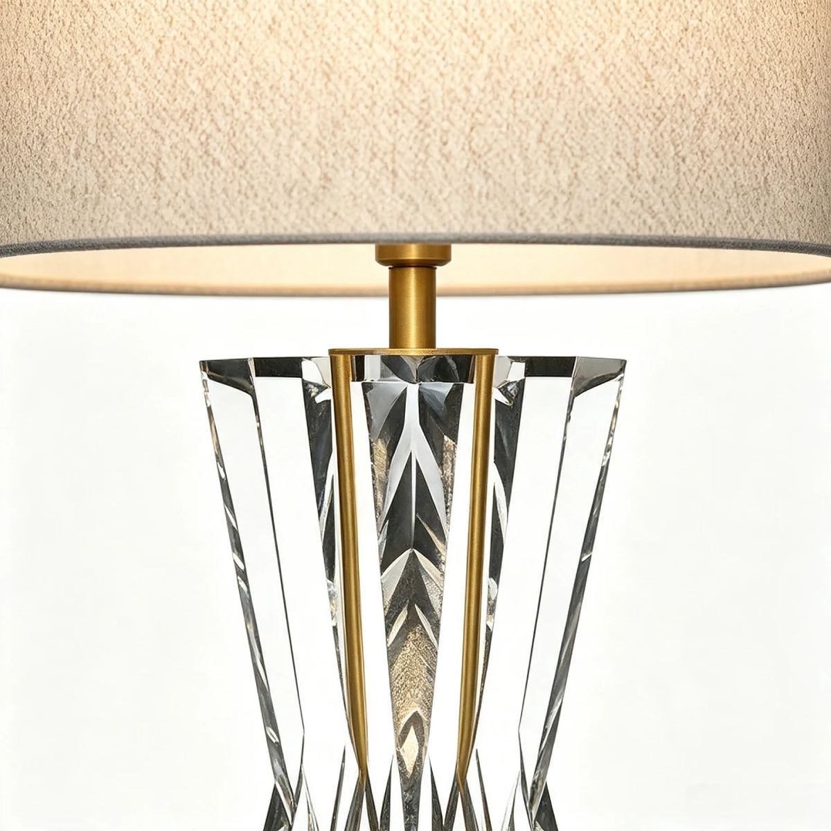 Celestia Sculptural Crystal Table Lamp — alternate product view 6