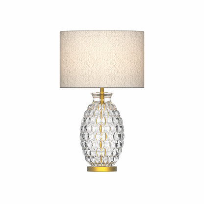 Nerina | Opal White Art Glass Table Lamp
