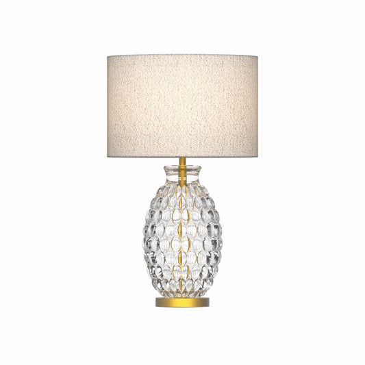 Nerina | Opal White Art Glass Table Lamp