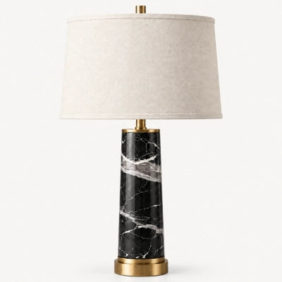 Aldric Silver Dragon Marble Table Lamp