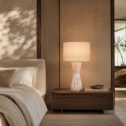 Aureon | Sculptural Alabaster Table Lamp