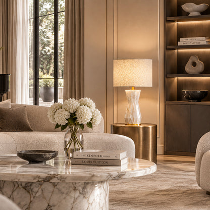 Aureon Compact | Sculptural Alabaster Table Lamp