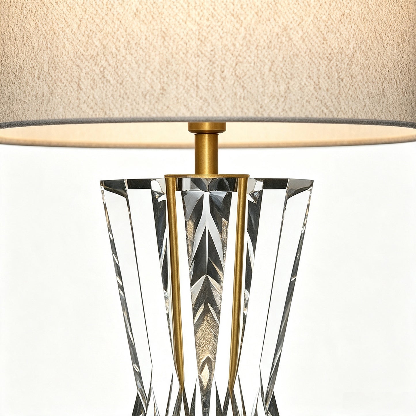 Celestia | Sculptural Crystal Table Lamp