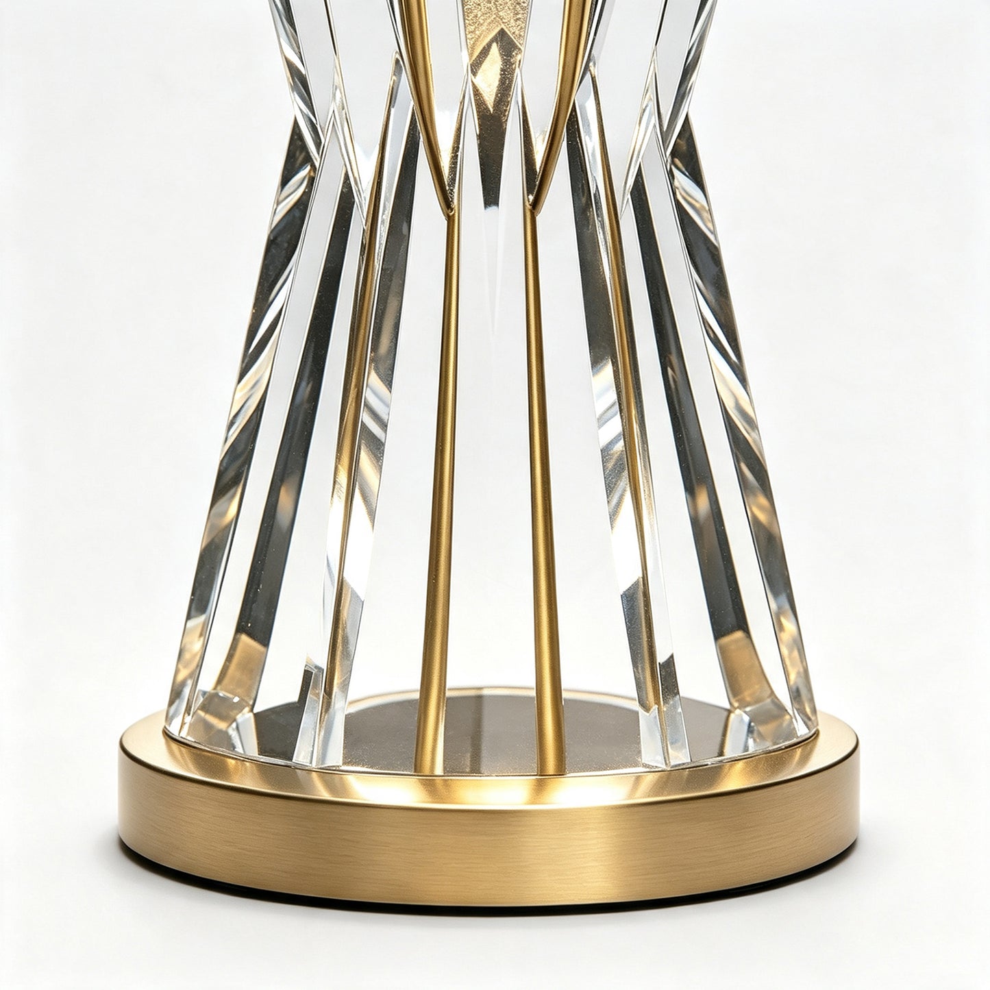 Celestia | Sculptural Crystal Table Lamp