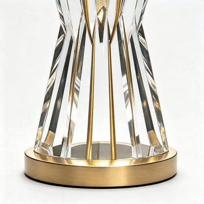 Celestia | Sculptural Crystal Table Lamp