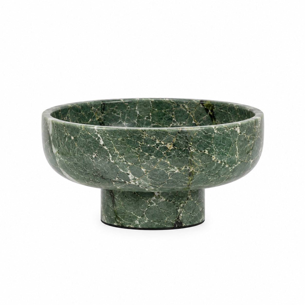 Terra | Verde Alpi Marble Pedestal Bowl