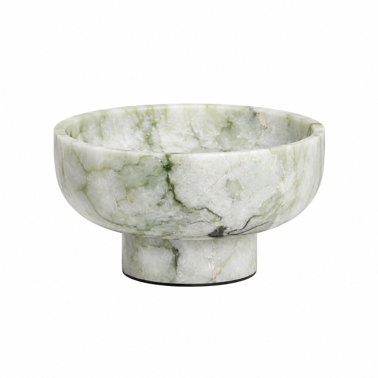 Terra | Verde Marble Pedestal Bowl