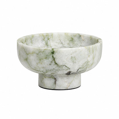 Terra | Verde Marble Pedestal Bowl