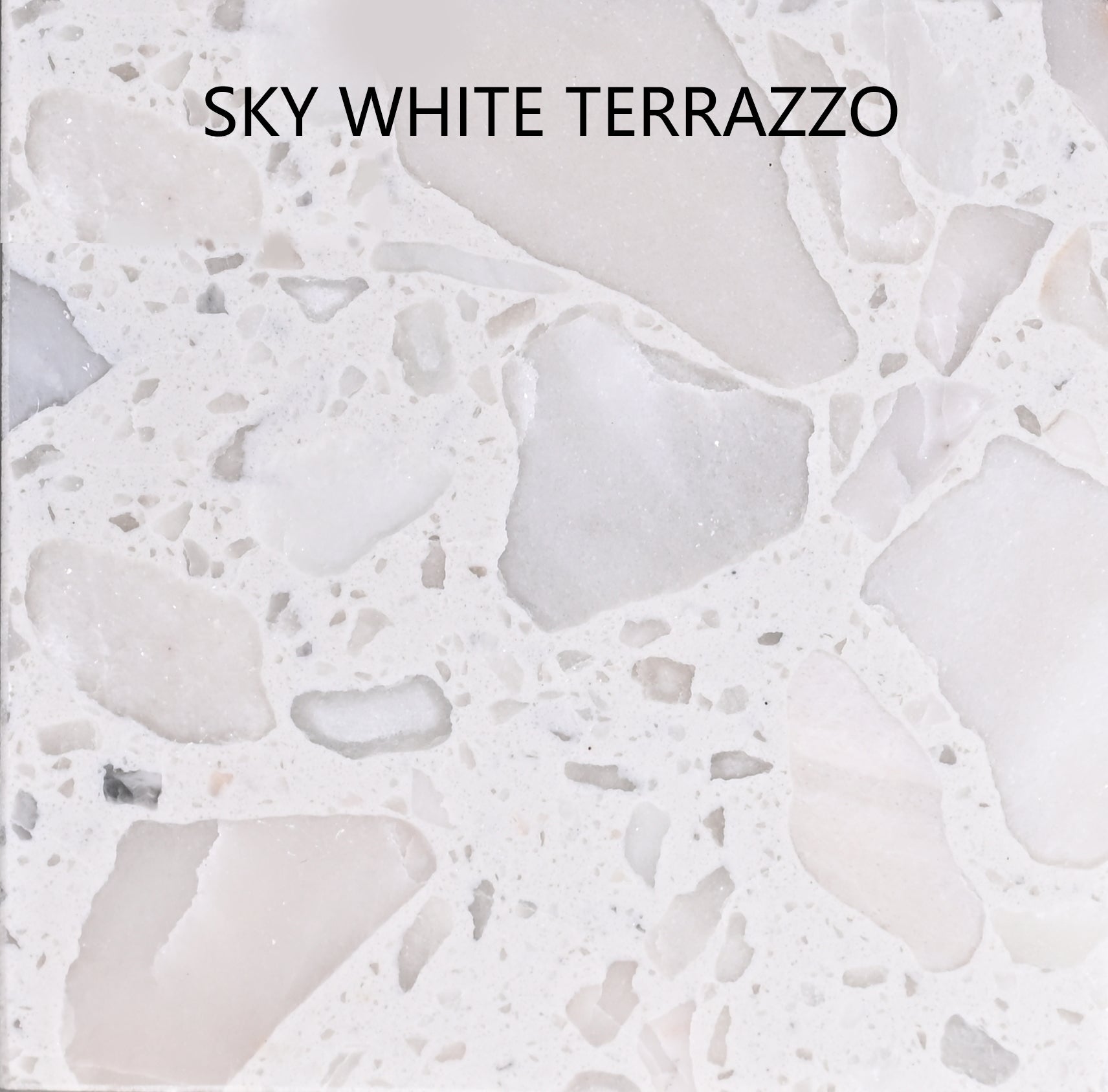 Sky White Terrazzo