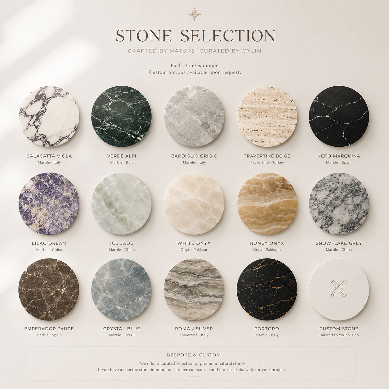 Custom Slab Selection & Bespoke Stone Finish Options